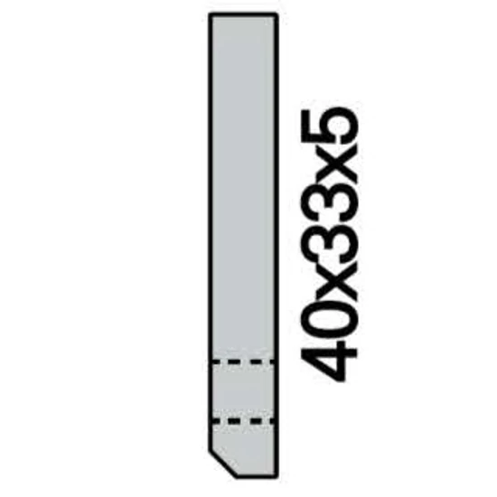 OMAS támaszlapka 401-G 40X33X5