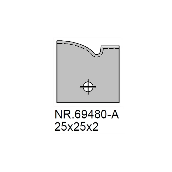 Omas ablakgyártó lapka 70000W-hez; Nr. 69480-A