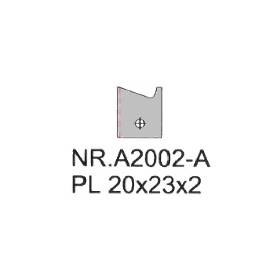 Omas NRA2002A ablakgyártó lapka A2000W-hez