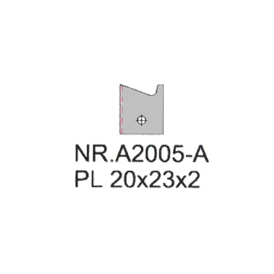 Omas NRA2005A ablakgyártó lapka A2000W-hez