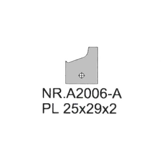 Omas NRA2006A ablakgyártó lapka A2000W-hez
