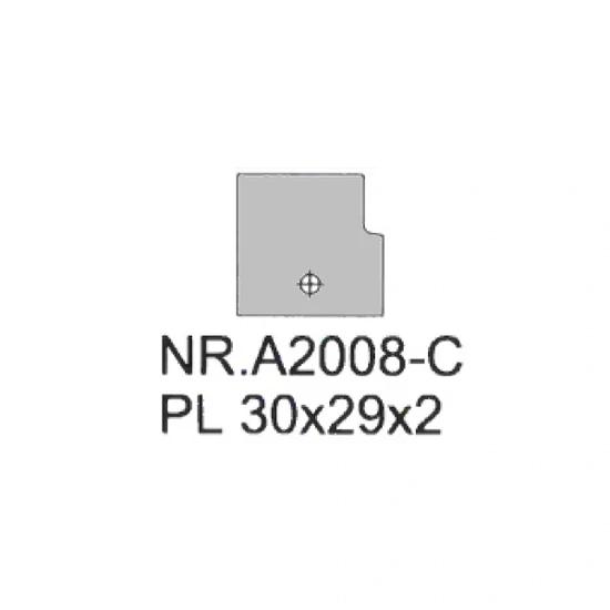 Omas NRA2008C ablakgyártó lapka A2000W-hez