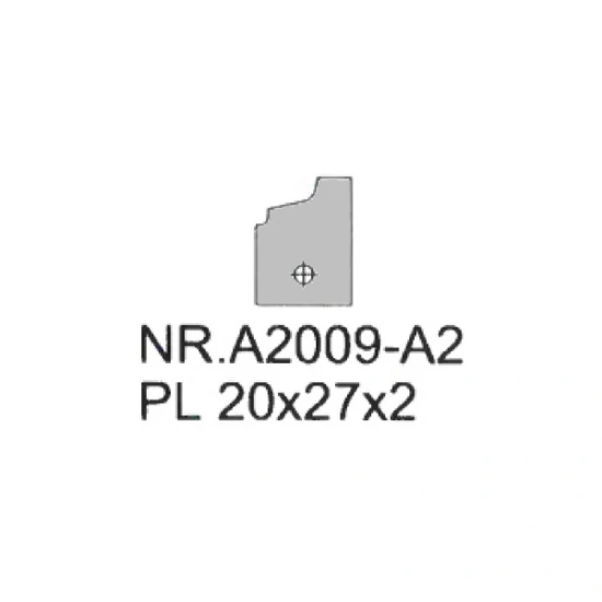 Omas NRA2009A2 ablakgyártó lapka A2000W-hez