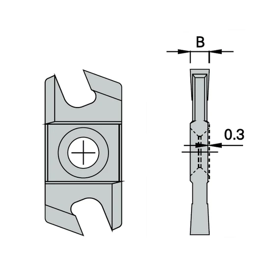 OMAS nútmaró lapka K480-17-F-S