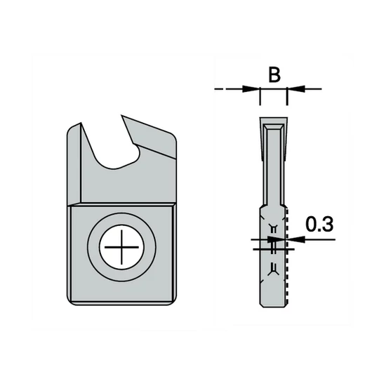 OMAS nútmaró lapka K480-17-L-S
