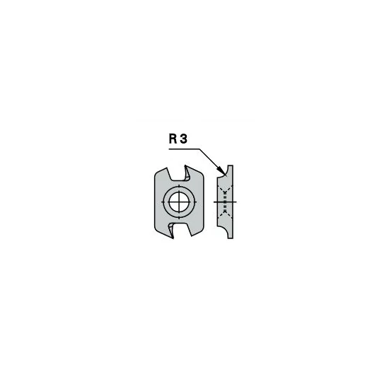 OMAS Keményfém cserelapka (jobbos) K480-15 R=3