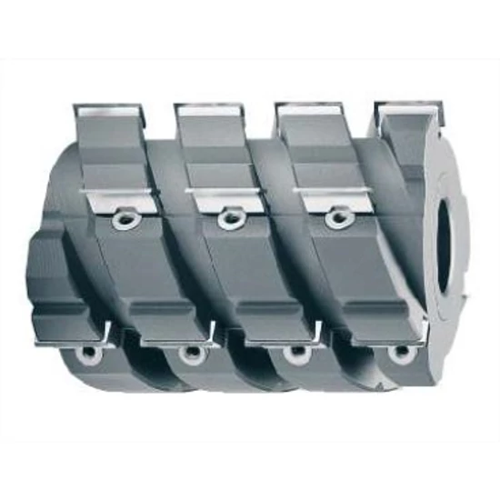 01. OMAS Cserélhető lapkás spirál gyalufej; 415-E; D=125; B=115-267