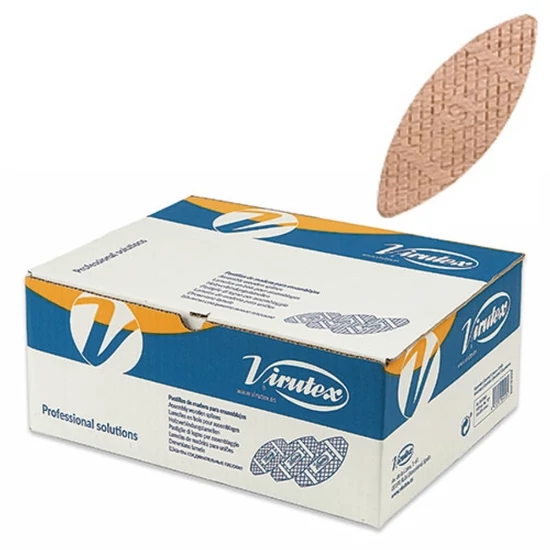 Virutex 6-os bükkfa lamello keksz (lapostipli) - 1000 db / doboz