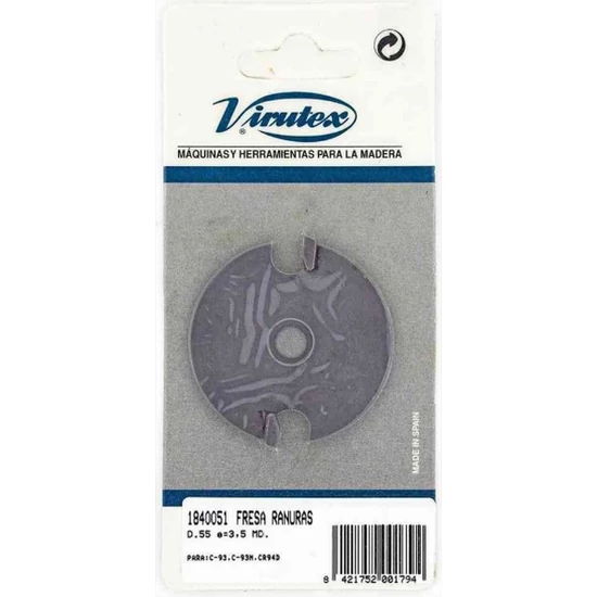 Virutex Tömítéshely-marófej D 55x3,5HM