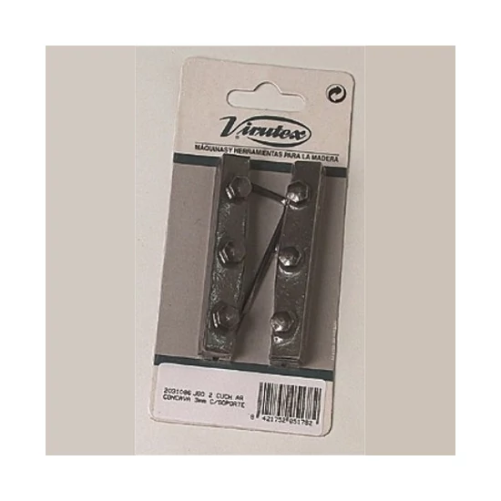 Virutex Ékléc készlet 3 mm-es HSS megfordítható rusztikus gyalukéssel