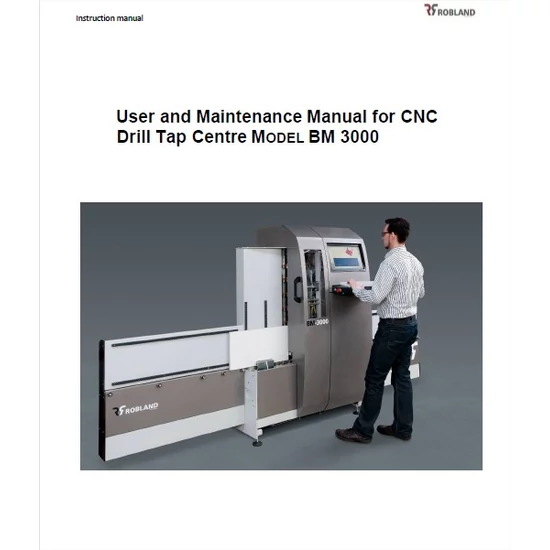 Gépkönyv Robland BM3000-hez
