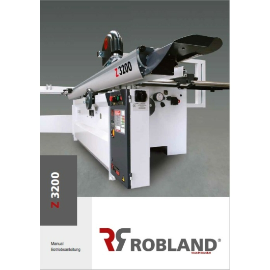 Gépkönyv Robland Z3200-hoz