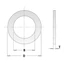 CMT Szűkítőgyűrű körfűrészlaphoz, D=15,87/10x1,2 mm