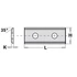 CMT Keményfém cserelapka 30x12x1,5