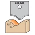 CMT profilos CNC marólapka; 616.006