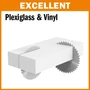 Kép 3/4 - CMT ipari körfűrészlap PVC és plexi vágásához; D=250-300; Z=80-96