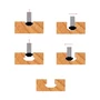 Kép 4/4 - CMT Ipari, lapostipli (lamello) maró szerszám P-System; D=100,4x22; Z=6