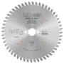 Kép 1/3 - CMT Krómozott és zajcsillapított színesfém vágó fűrész negatív élszöggel; D=160-216; B=20-30; Z=52-64