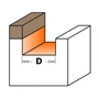 Kép 3/3 - CMT Keményfém lapkás zsanérhely maró szerszám csapággyal, D=12,7-31,7; S=6-12,7