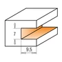 Kép 3/3 - CMT Keményfém lapkás nútmaró Striplox Mini rendszerű idegen csapokhoz