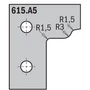Kép 1/3 - CMT bútorfront maró CNC lapka; 615.A5