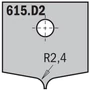 Kép 1/3 - CMT bútorfront maró CNC lapka; 615.D2