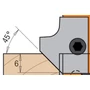 Kép 2/2 - CMT Keményfém cserelapka pár R=4+45° (felső)
