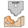 Kép 1/2 - CMT profilos CNC marólapka; 616.007