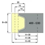 Kép 3/4 - Omas multiprofil marófej; ART 400-G; D=137; B=30