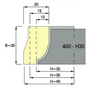 Kép 4/5 - Omas multiprofil marófej; ART 400-H; D=137; B=30