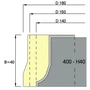 Kép 4/5 - Omas multiprofil marófej; ART 400-H; D=137; B=40