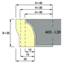 Kép 4/5 - Omas multiprofil marófej; ART 400-L; D=137; B=30
