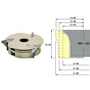 Kép 1/5 - Omas multiprofil marófej; ART 400-L; D=137; B=40