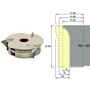 Kép 1/5 - Omas multiprofil marófej; ART 400-L; D=137; B=60