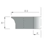 Kép 3/5 - Omas multiprofil marófej; ART 400-L; D=137; B=60