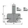 Kép 2/4 - OMAS CNC bútorfront keretösszeépítő szerszám 626-G 105X20 RH