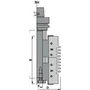Kép 2/4 - OMAS CNC állítható szegmenstoldó szerszám 628-B HSK-63F RH