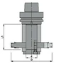 Kép 2/4 - OMAS CNC zárhelymaró 643-B HSK-63F RH