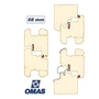 Kép 1/6 - 01. OMAS VARIO ablakgyártó szerszám 70000-W, keresztmetszet 68 mm