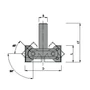 Kép 2/4 - Omas CNC állítható fózoló felsőmaró 85x40x100 S=20 RH