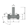 Kép 2/4 - Omas CNC állítható fózoló felsőmaró 85x40x100 S=20 RH