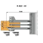 Kép 2/3 - Omas K421-23  beltéri ajtógyártó szerszám d=30 R3 48-68mm profilozó csoport