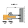 Kép 3/3 - Omas K421-15  beltéri ajtógyártó szerszám d=30 R3 40-48mm profilozó csoport.