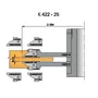 Kép 4/4 - Omas K422-25  beltéri ajtógyártó szerszám d=30 R3 40-48mm csapozó szerszám