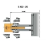 Kép 3/4 - Omas K421-25 beltéri ajtógyártó szerszám d=30 R3 40-48mm profilozó csoport