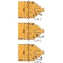 Kép 2/4 - Omas K422-25  beltéri ajtógyártó szerszám d=30 R3 40-48mm csapozó szerszám