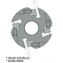 Kép 4/4 - OMAS marófej hátul bordázott profilozható marókésekhez; D=122 mm; ART 383