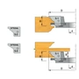 Kép 2/3 - OMAS Kontraprofilos beltéri ajtógyártó; K411-S; D=140x30