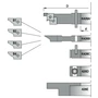 Kép 2/5 - OMAS cserélhető lapkás multiprofil bútorajtó gyártó szerszám csoport, K426-1