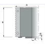Kép 2/4 - OMAS cserélhető lapkás szélességtoldó szerszám; K428-A80; D=125x80